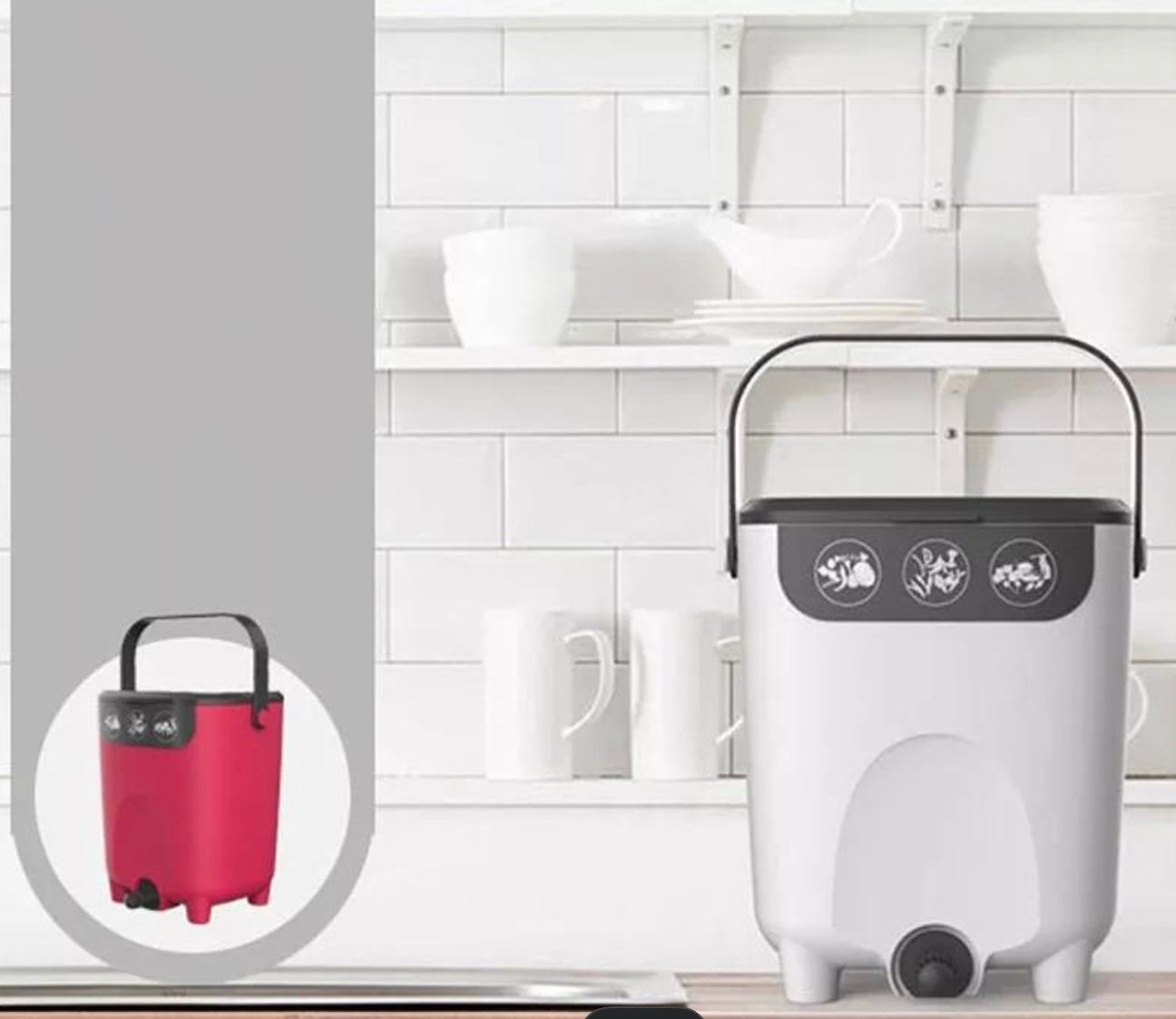 Composteur de Cuisine Bokashi 10L