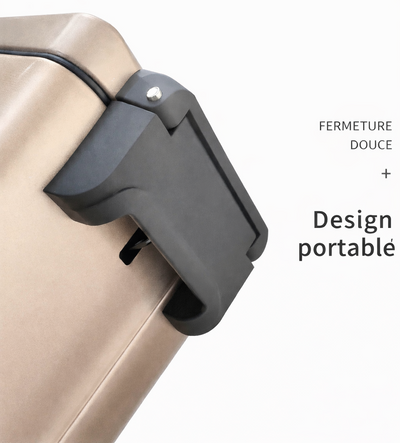 Poubelle design à pédale en inox 6L