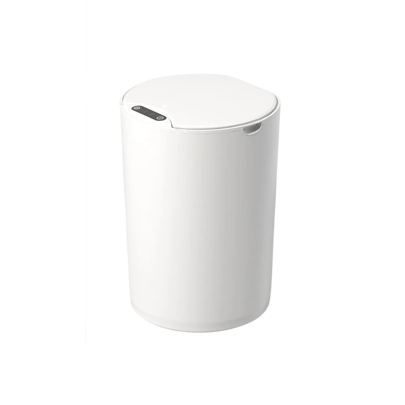 Poubelle intelligente ronde à ouverture automatique 14L