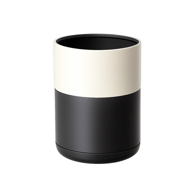 Poubelle design ronde élégante et sans couvercle