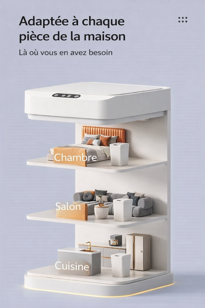 Poubelle automatique intelligente à capteur 13L