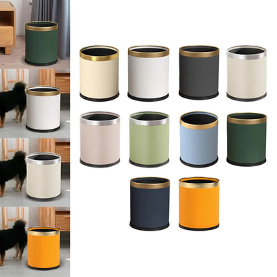 Corbeille à papier moderne ronde en plastique design