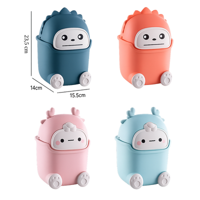 Mini poubelle de bureau mignonne