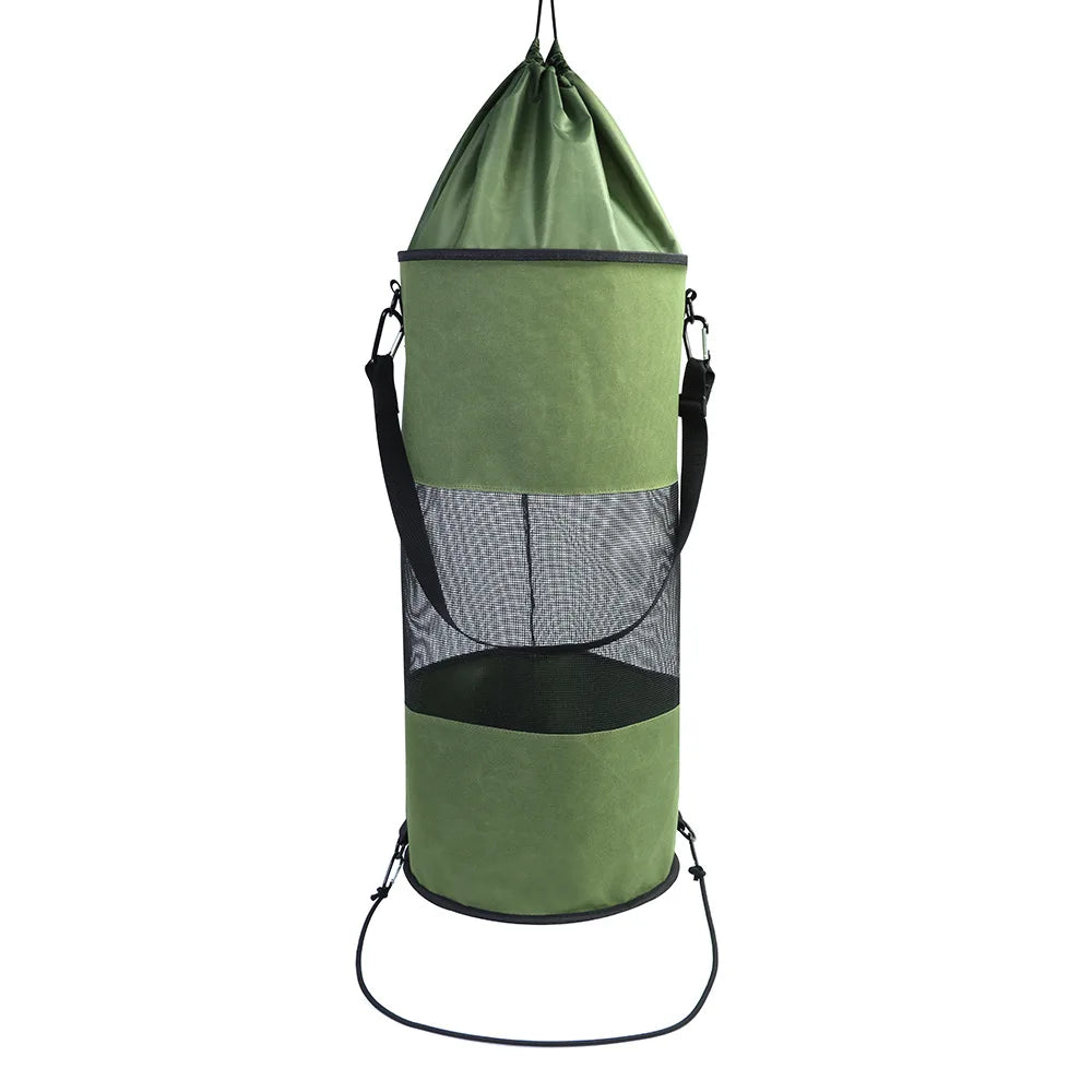 Conteneur poubelle portable réutilisable vert