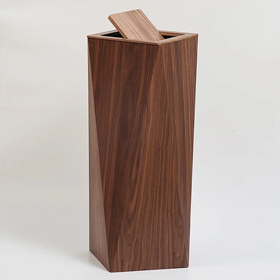 Poubelle Créative en Bois Moderne