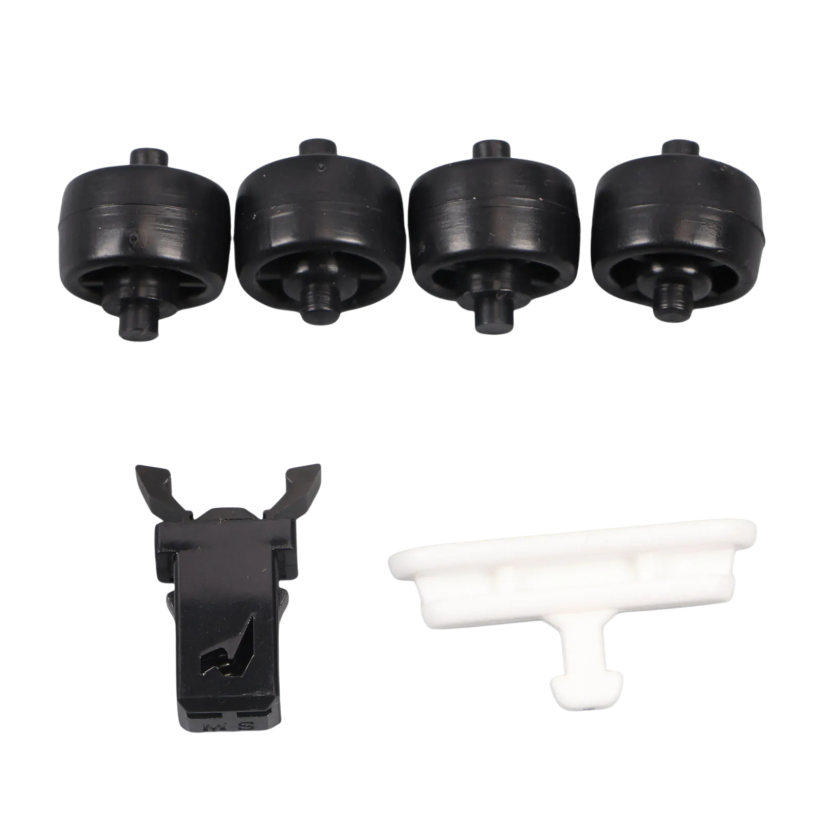 Poubelle blanche à couvercle presse 12L