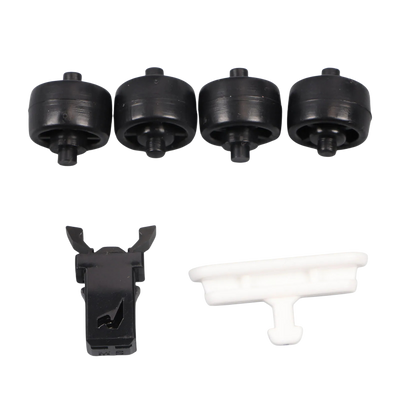 Poubelle blanche à couvercle presse 12L