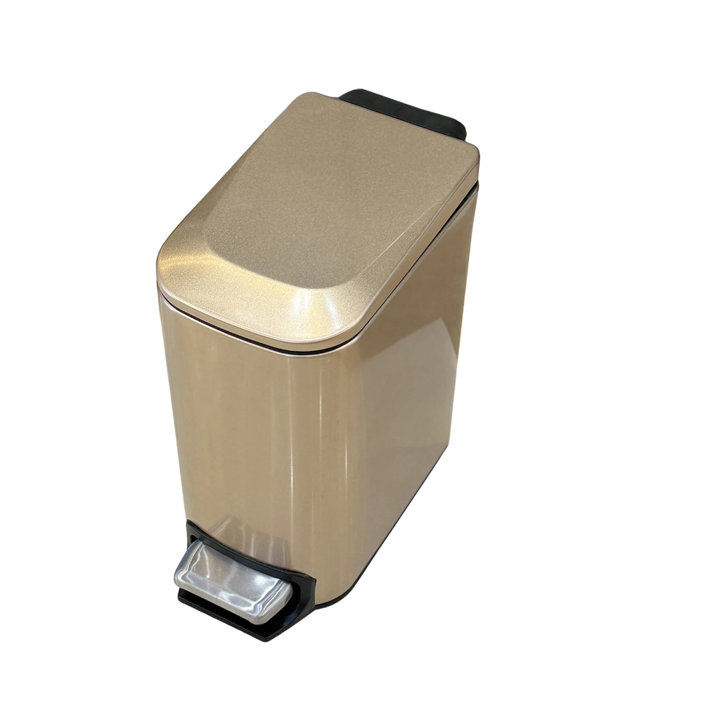 Poubelle design à pédale en inox 6L