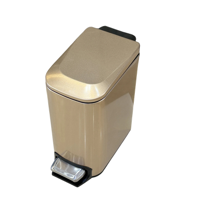 Poubelle design à pédale en inox 6L