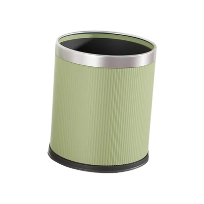 Corbeille à papier moderne ronde en plastique design