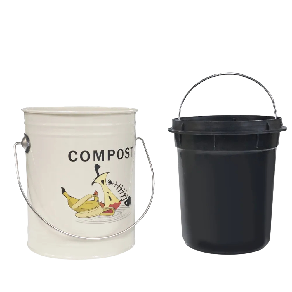 Composteur rond en métal