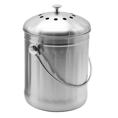 Poubelle à compost rétro