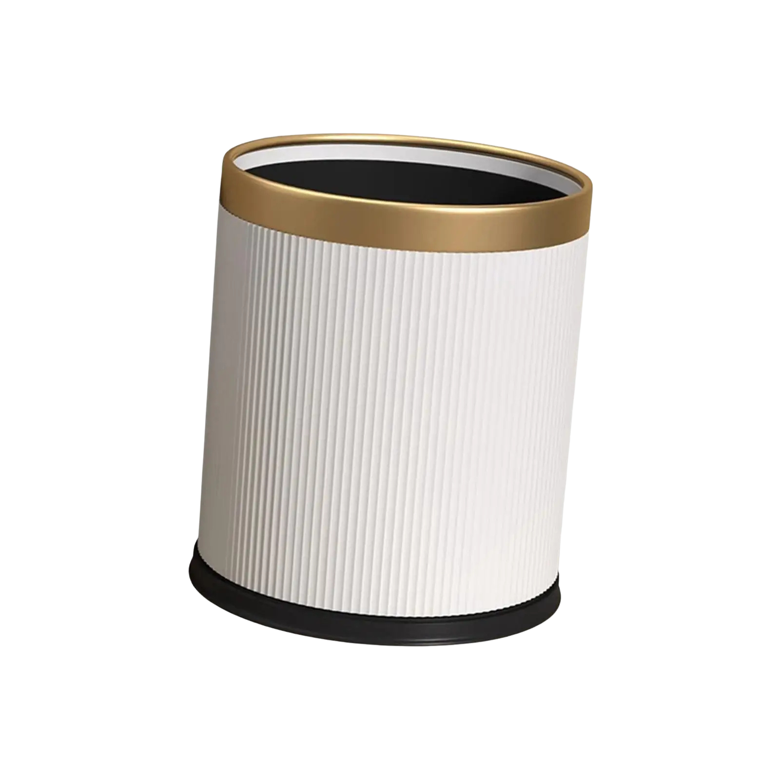 Corbeille à papier moderne ronde en plastique design