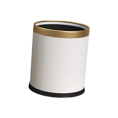 Corbeille à papier moderne ronde en plastique design