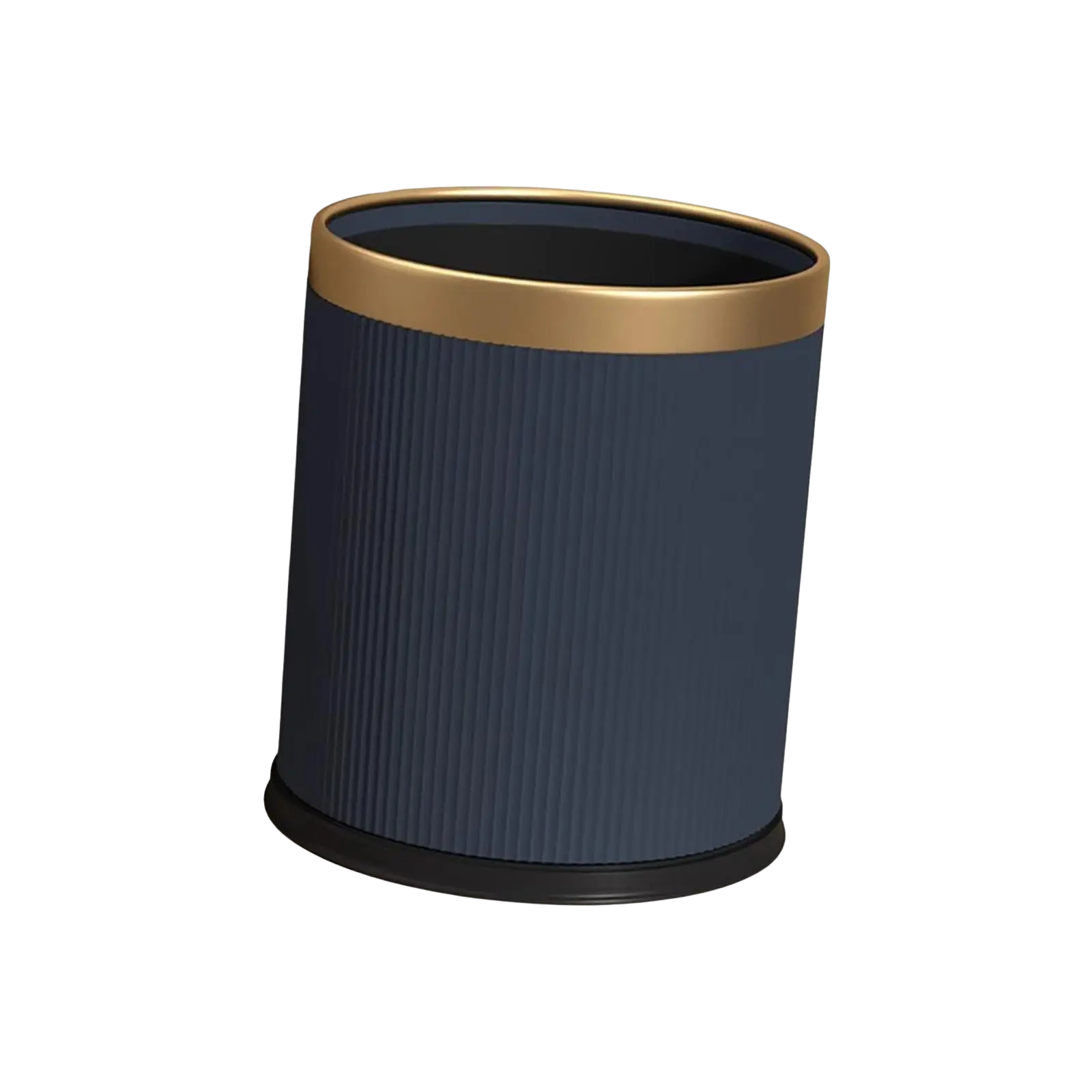 Corbeille à papier moderne ronde en plastique design