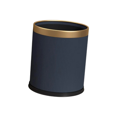 Corbeille à papier moderne ronde en plastique design