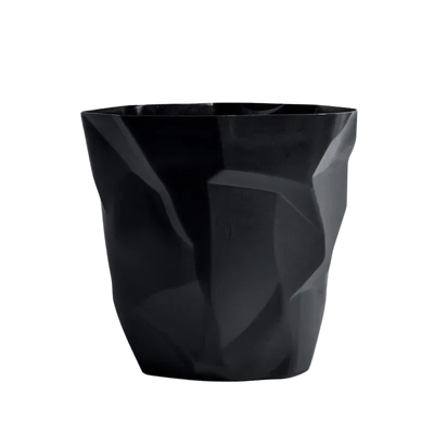 Poubelle ronde design irrégulier en plastique