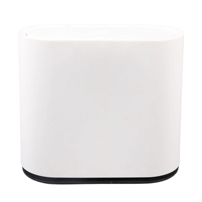 Poubelle blanche à couvercle presse 12L