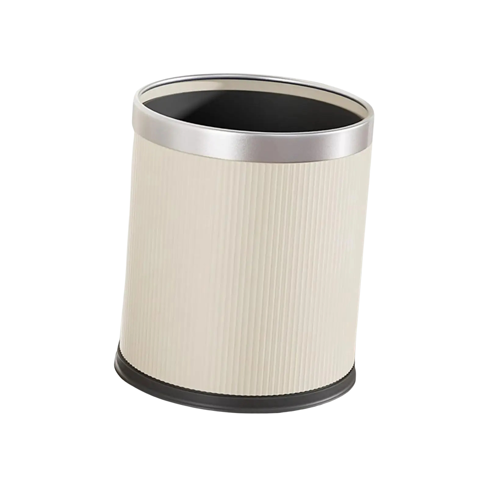 Corbeille à papier moderne ronde en plastique design