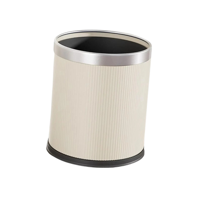 Corbeille à papier moderne ronde en plastique design