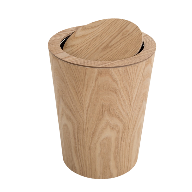 Poubelle en Bois 9L