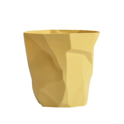Poubelle ronde design irrégulier en plastique